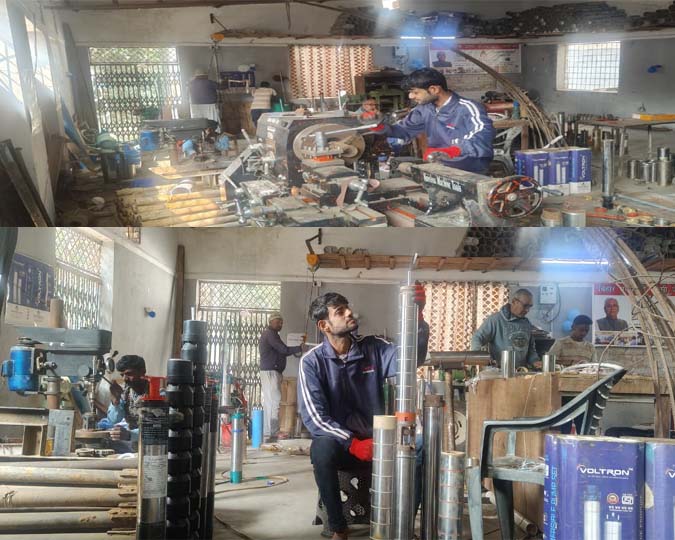 submersible pumps are being manufactured in Dharhara Munger2