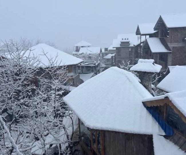 Manali Snow fall