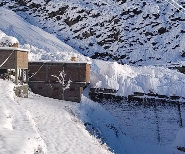 Bharmour Avalanche damage