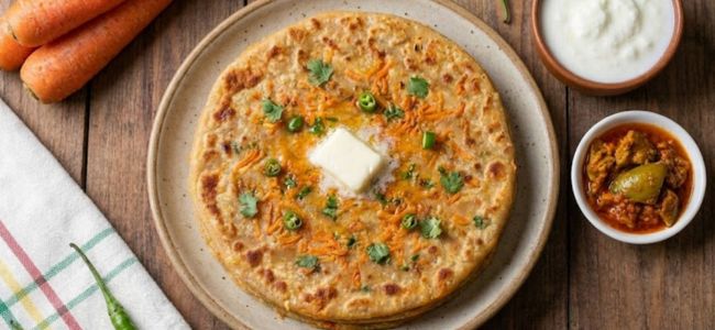 Gajar ka Paratha