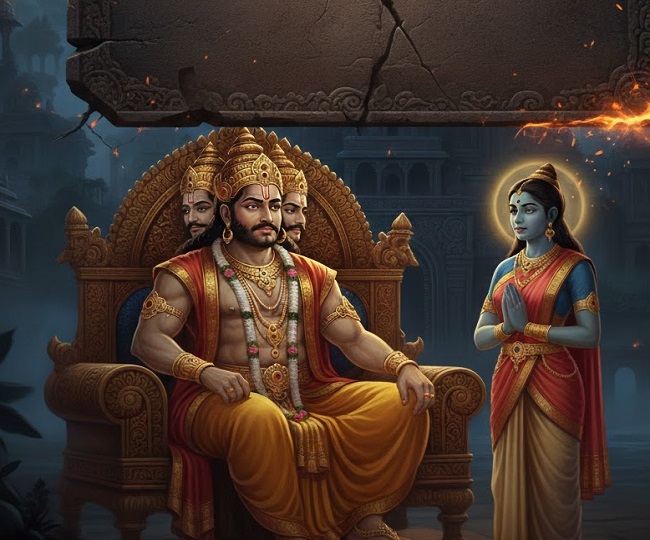 Trijata and Ravana story