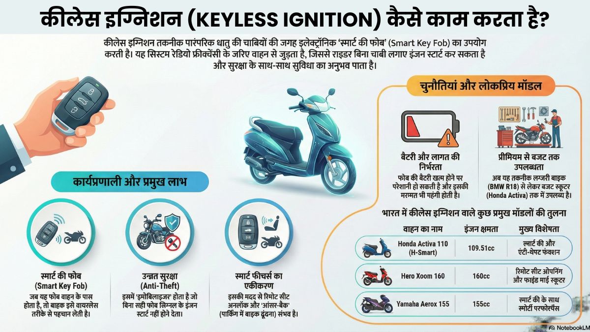 How does keyless ignition work