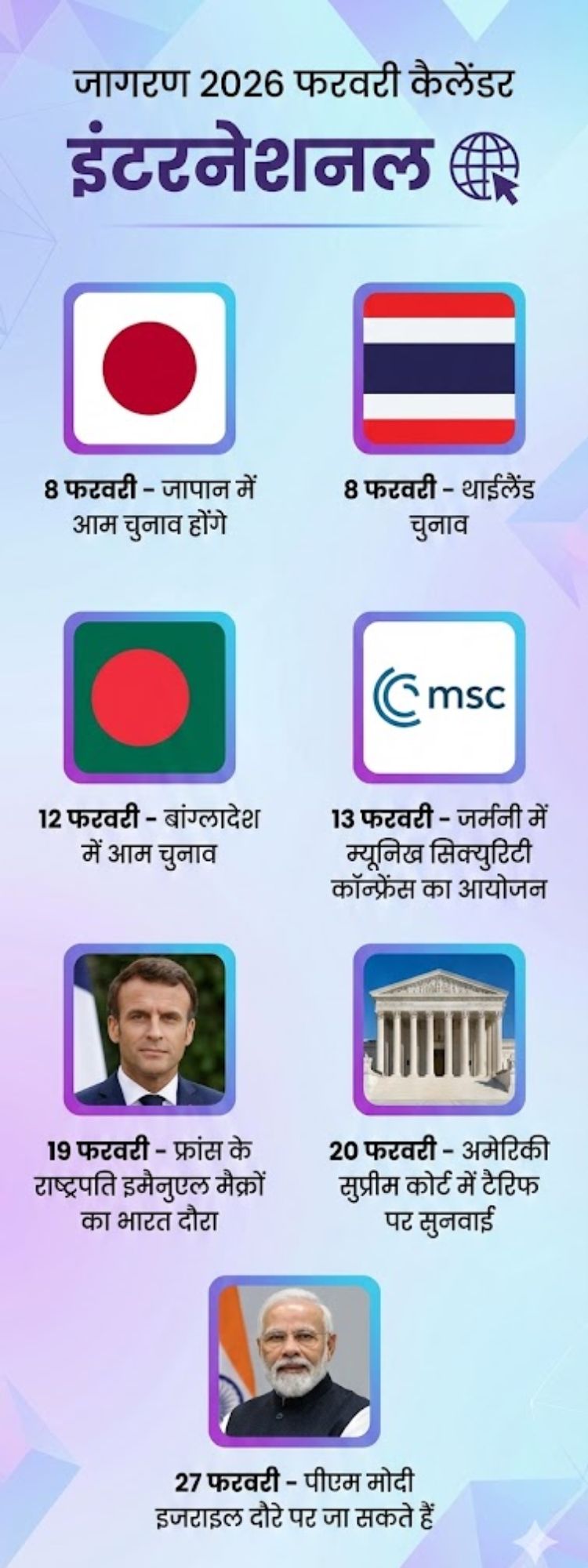 Jagran February Calender International