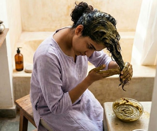 Homemade hair mask for hair fall