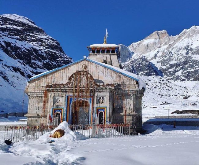 Snowfall In Kedarnath