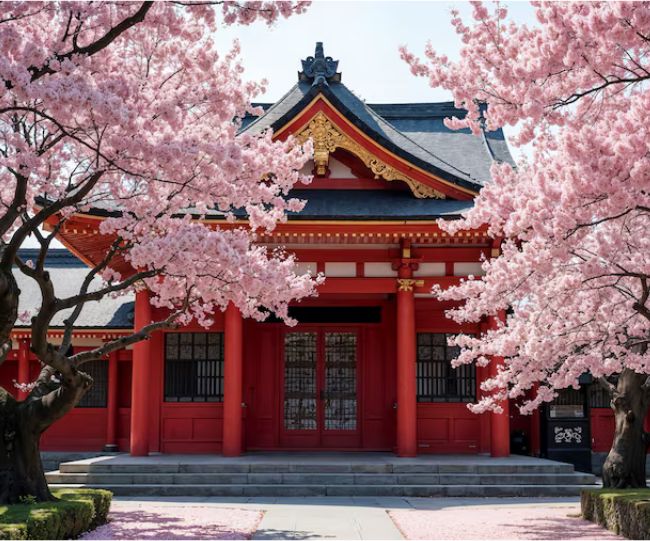 Cherry blossom mount fuji Images