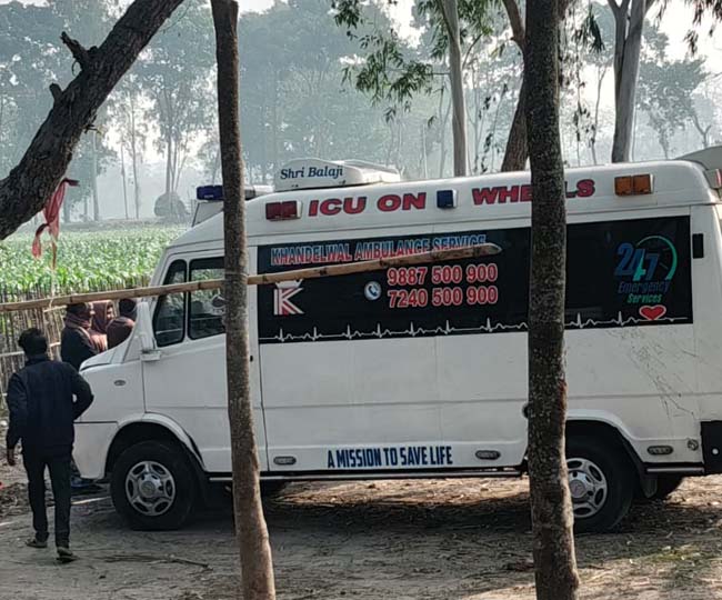 katihar social fear mother leaves son deadbody runaway1