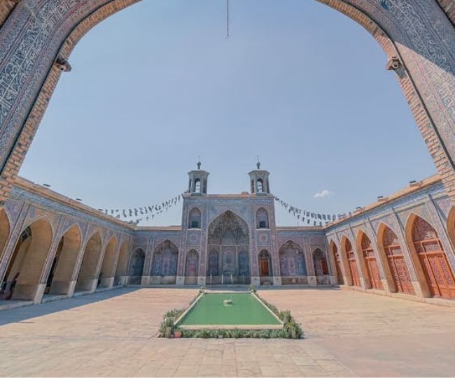 Pink Mosque in iran