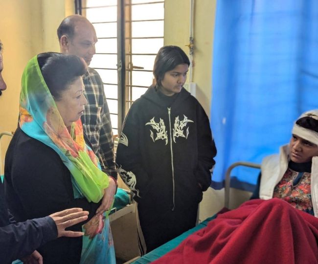 MP Meet Injured person