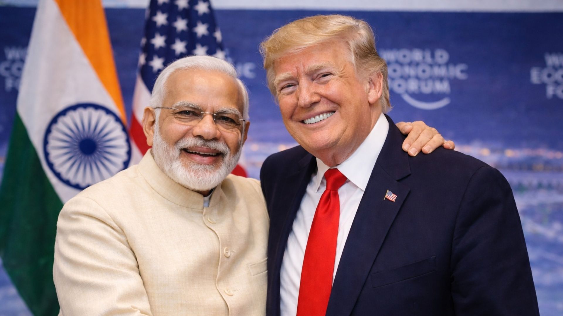 Modi Trump  AI