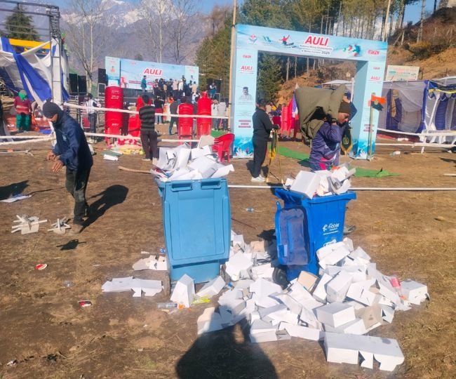 auli cleanup drive