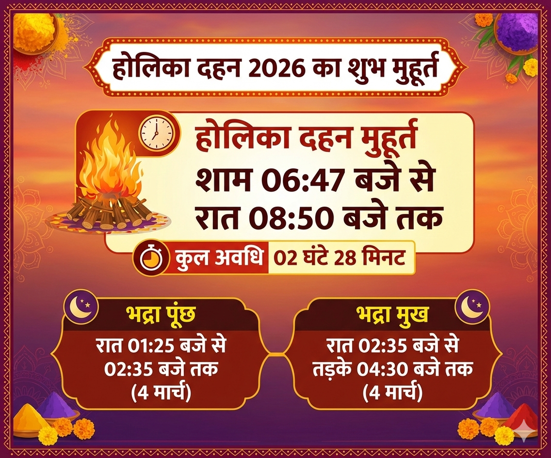Holika Dahan 2026