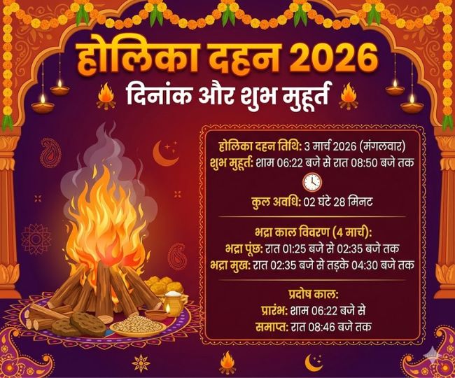Holika Dahan 2026 Date