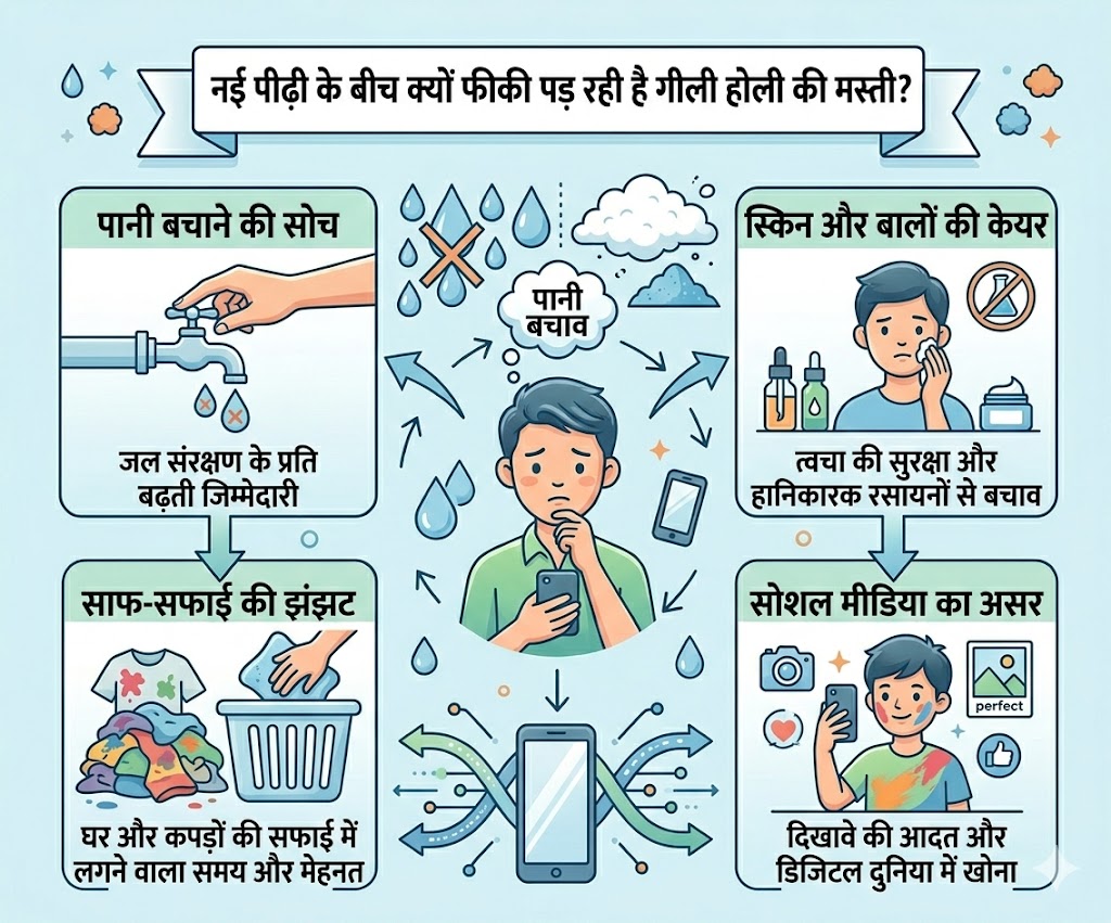 dry holi vs wet holi