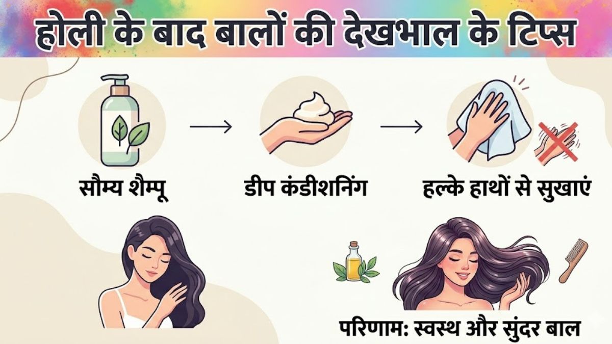 Holi Hair Care Tips