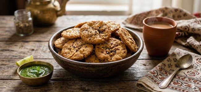 Crispy Masala Mathri Recipe
