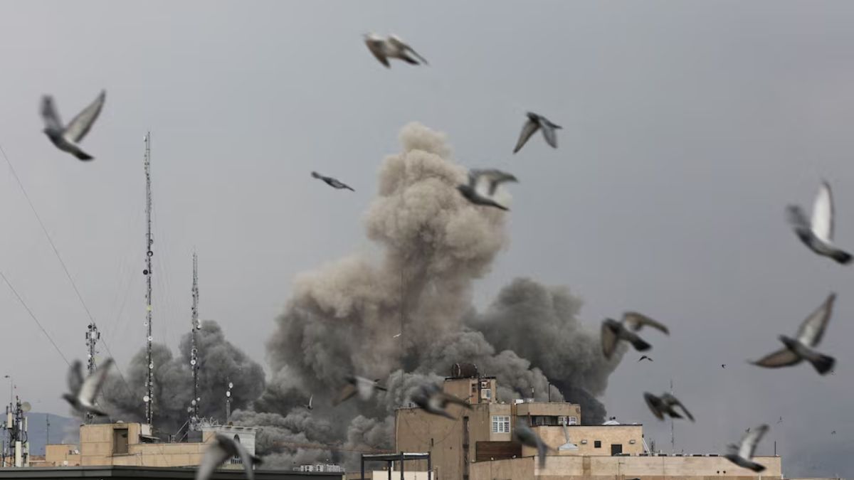 Israel Attack Iran Presidential Office in Tehran (2)