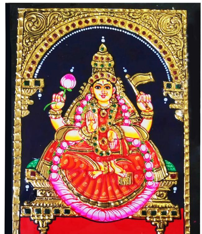 Tanjore Lakshmi Painting