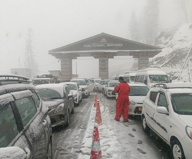 Atal tunnel Snowfall