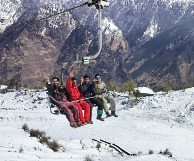 Auli Snowfall