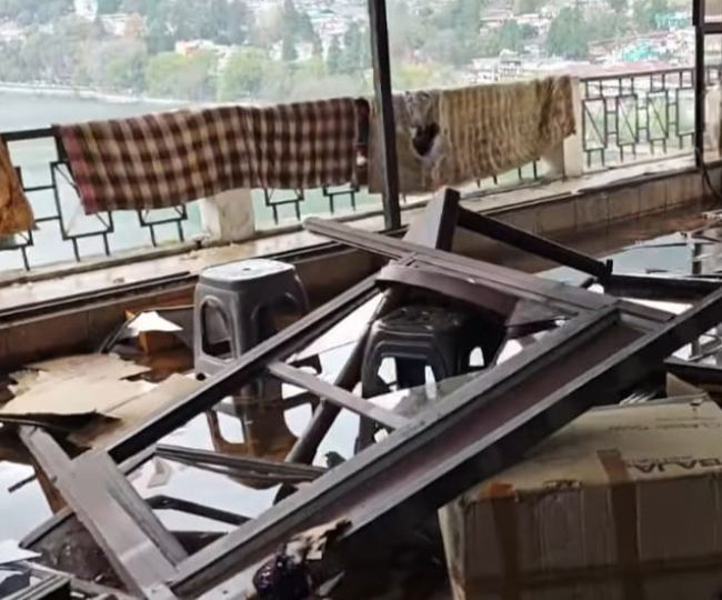 Storm Effected In Nainital