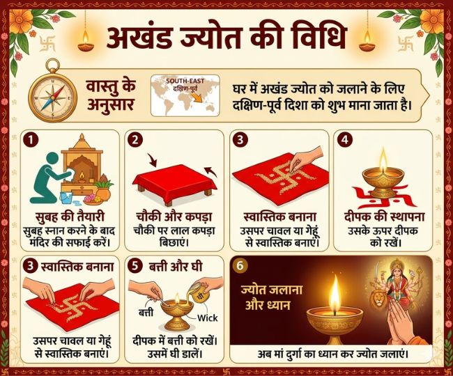 Akhand Jyoti Kaise Jalaye Jata Hai