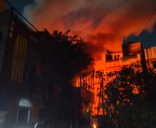 IA fire in house 256