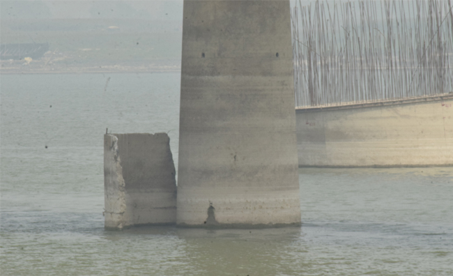 Vikramshila Setu Pillars Damaged4