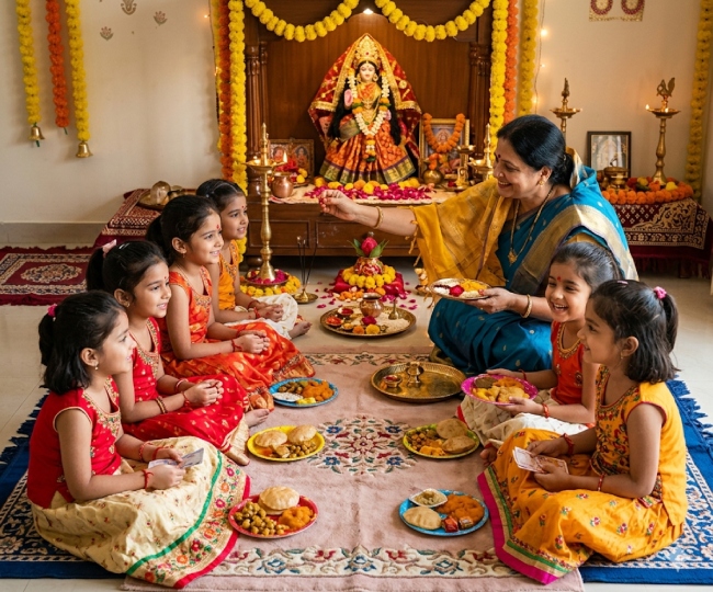 Navratri Kanya Pujan (1)