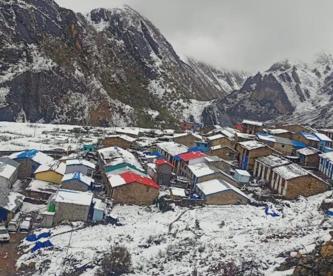 Today Snowfall Pithoragarh