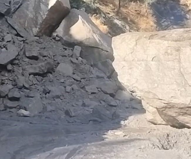 Highway blocked