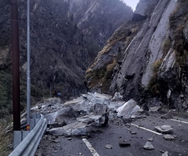 Highway remained blocked