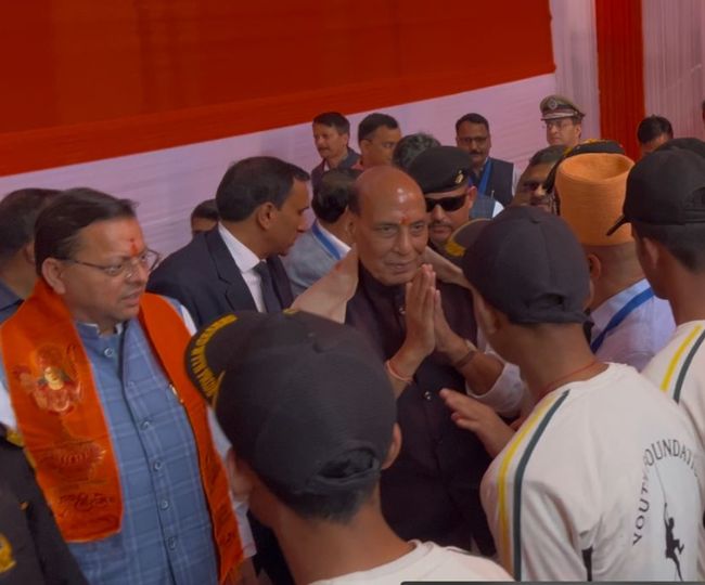 Rajnath and Dhami