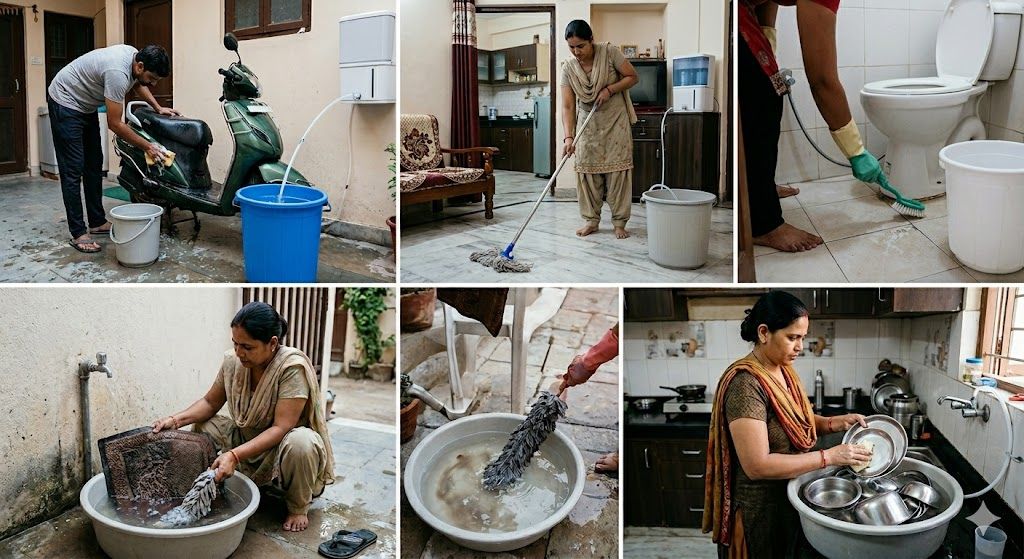 Reuse RO waste water