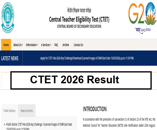 CTET 2026 Result