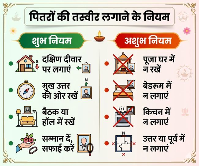 Vastu Tips for Photographs of Ancestors