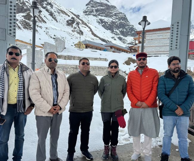 DM and SP reached Kedarnath