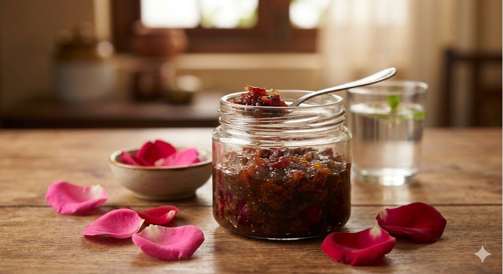 homemade gulkand recipe