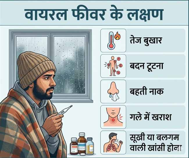 viral fever signs