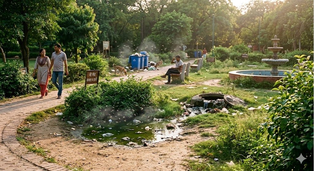 Public park health risks