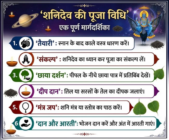 Shani dev puja vidhi