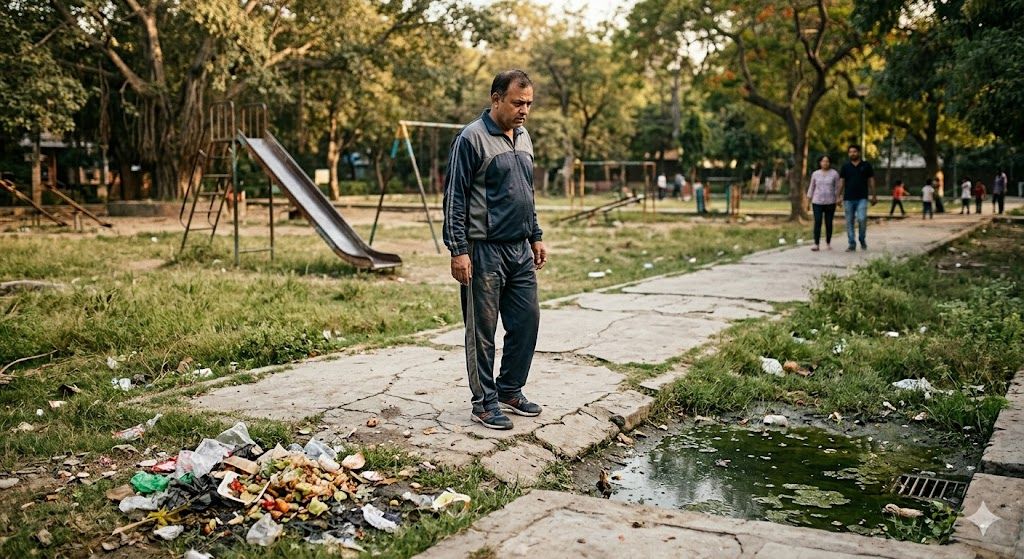 Urban park hygiene
