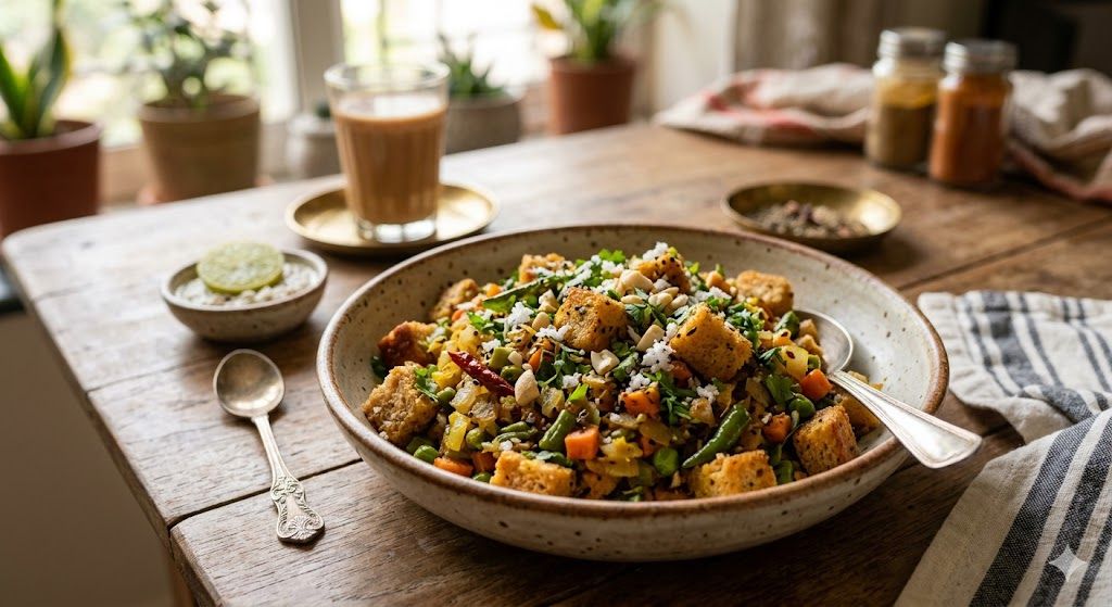 bread upma recipe