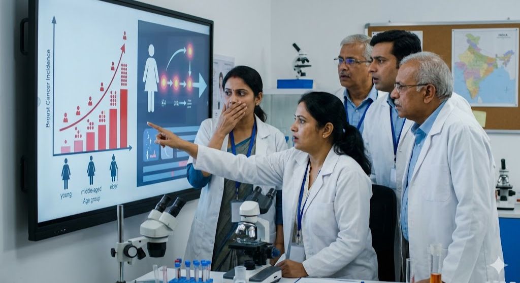 Breast tissue mapping study