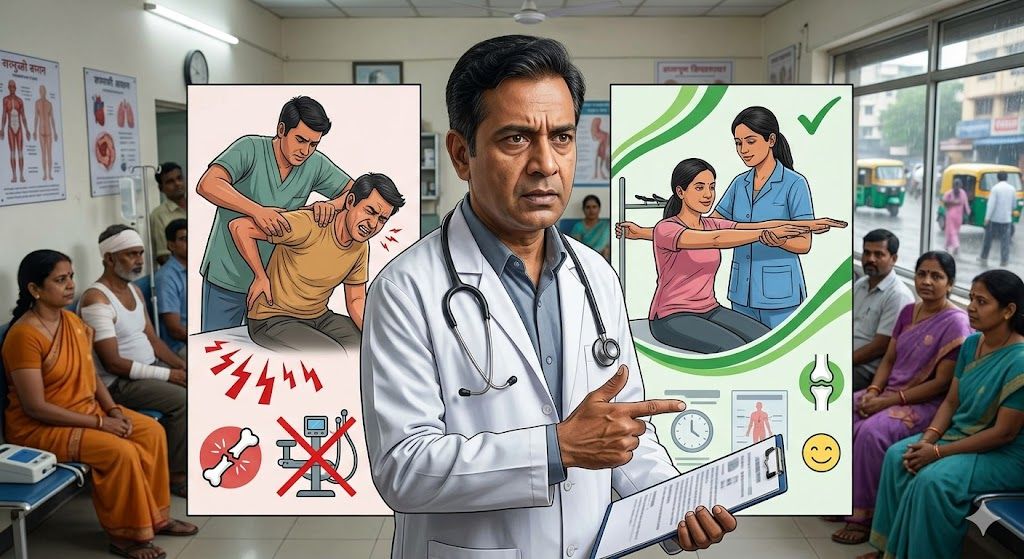 Physiotherapy for back pain risks