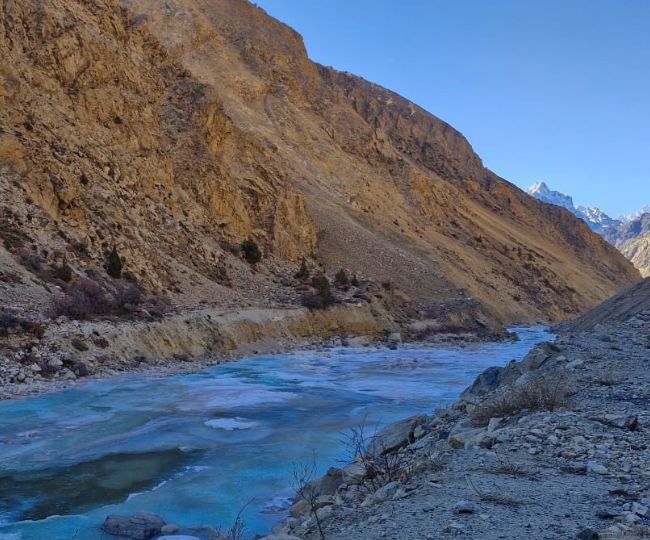 River in Nelang Valley at Uttarkashi