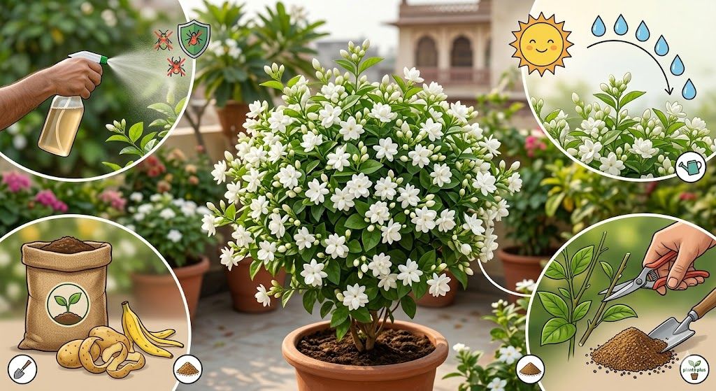 how to get more flowers on Mogra