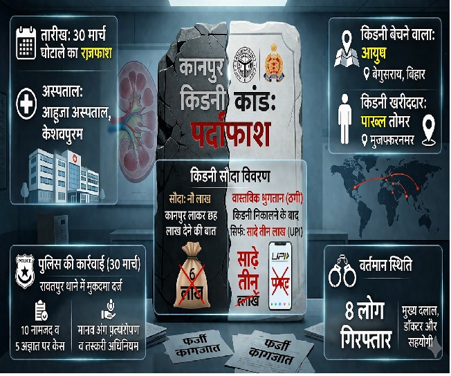 Kidney Racket Busted in Kanpur 1