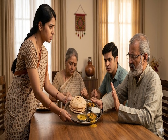 Serving Three Roti