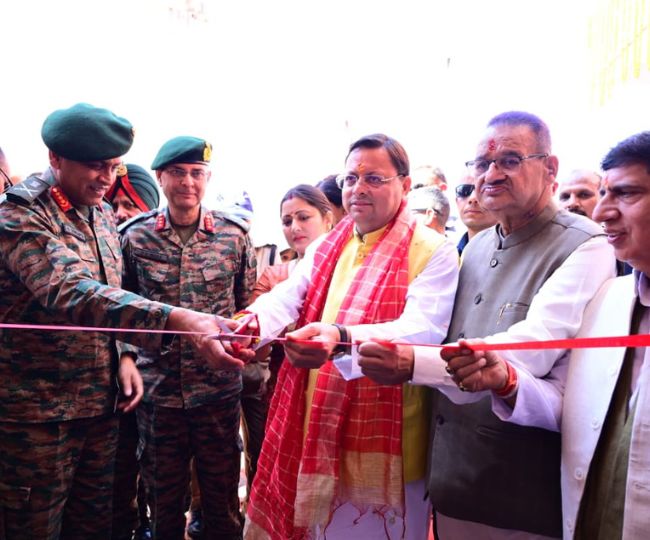 cm dhami inaugurates csd canteen